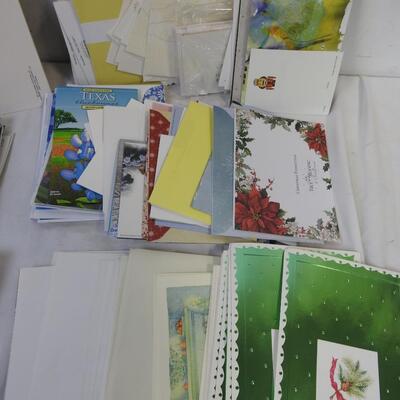 Lot of Assorted Cards and Envelopes, Christmas, Fall