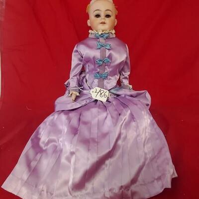 Doll In purple Dress