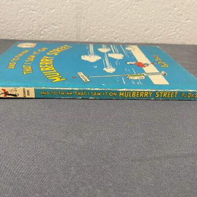 Vintage Dr. Seuss "And To Think I Saw It On Mulberry Street" Book)
