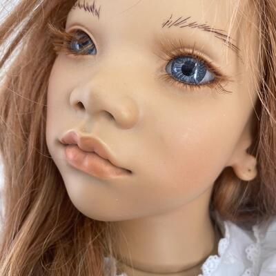 Annette Himstedt "Tara" Dolle marks on legs as shown in photos - $150 (GURV40)