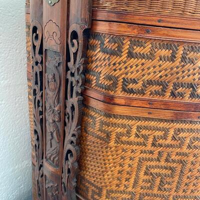 Vintage Chinese Wedding Or Food Basket