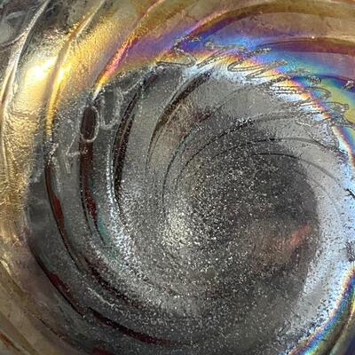 Set of 3 Art Glass Perfume Bottles