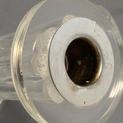 Pair of Vintage Acrylic Candlestick Holders