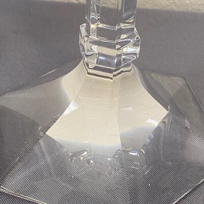 Pair of Val St. Lambert Crystal Candlesticks