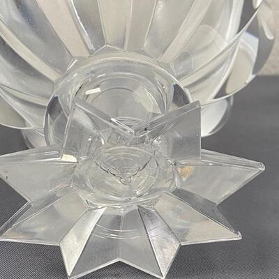 Vintage Lucite Faceted Judith Kruger Bowl