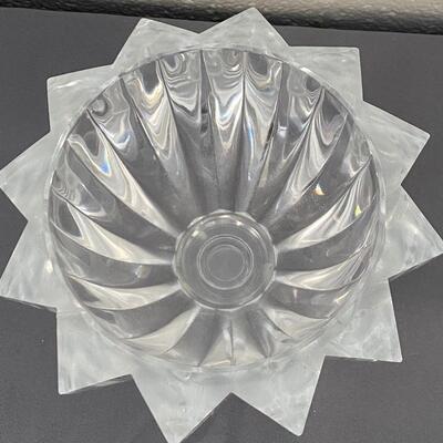 Vintage Lucite Faceted Judith Kruger Bowl