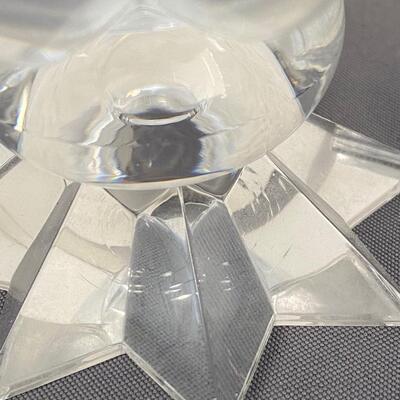 Vintage Lucite Faceted Judith Kruger Bowl