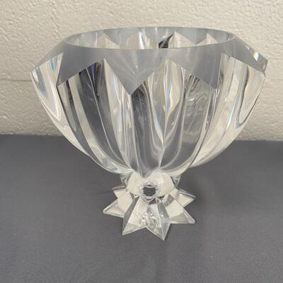 Vintage Lucite Faceted Judith Kruger Bowl