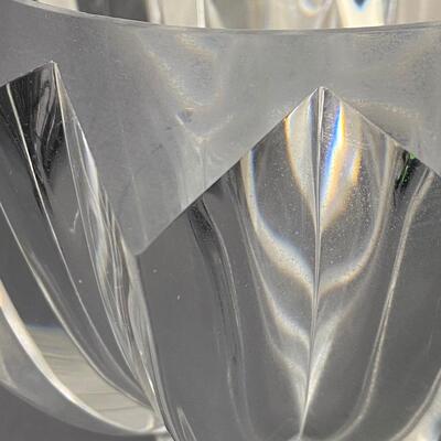 Vintage Lucite Faceted Judith Kruger Bowl