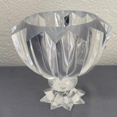 Vintage Lucite Faceted Judith Kruger Bowl