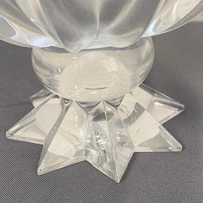 Vintage Lucite Faceted Judith Kruger Bowl
