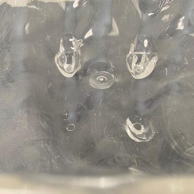 Large Vintage Acrylic Clam Shell Bowl with 8 Small Bowls