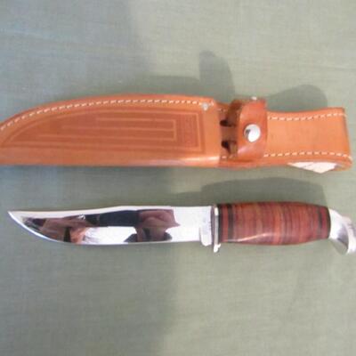 LOT 3  CASE XX FIXED BLADE KNIFE WITH SHEATH