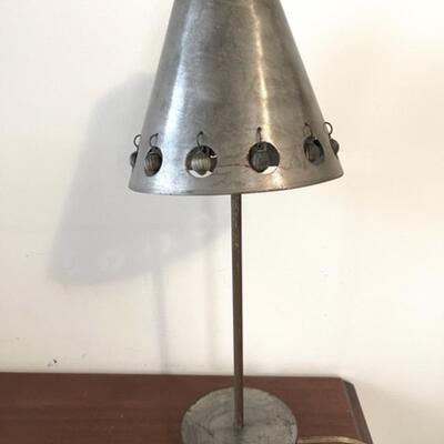 Lot 57 Industrial Folk Art Lamp 18