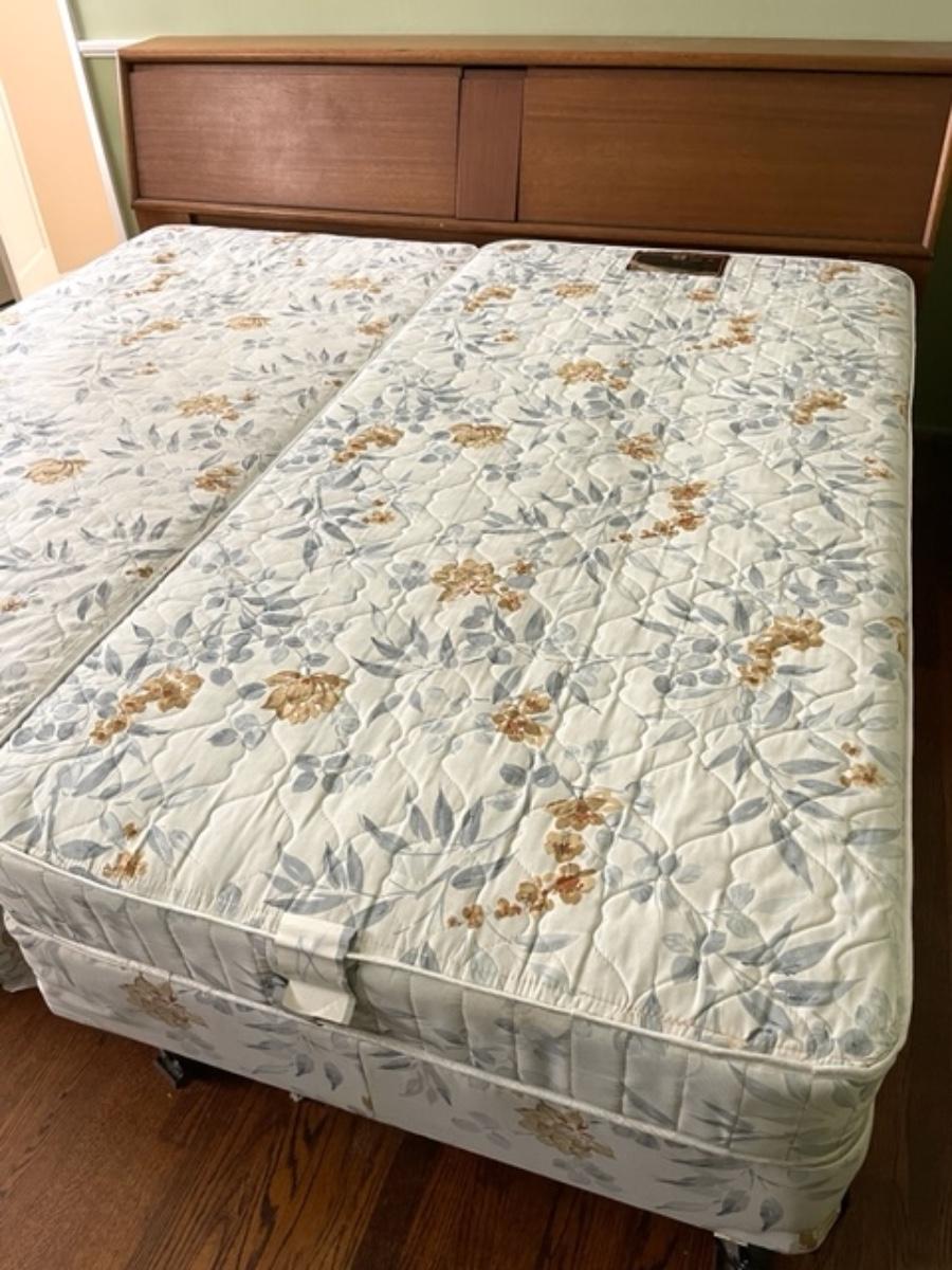Lot 71 Two Twin Mattress & Box Spring Set
