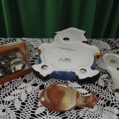 Variety of Neat Items to Include Frankoma and Halloween