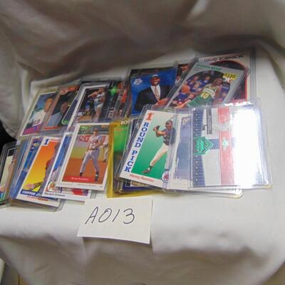 Item A013 Laminated Sports cards