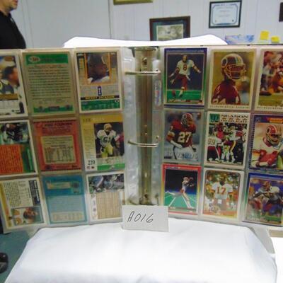 Item A016 Notebook of sports cards