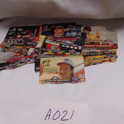 Item A021 Trading cards and old phone cards