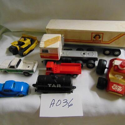 Item A036 Buddy L, Ertl, and more