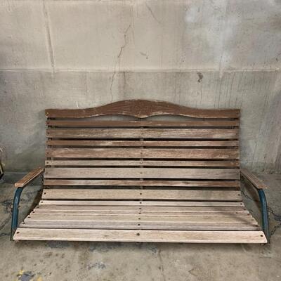 *JUST ADDED* Wooden Porch Swing