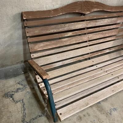 *JUST ADDED* Wooden Porch Swing