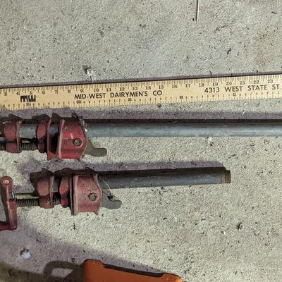 Pair of Nice Vintage Bar Clamps