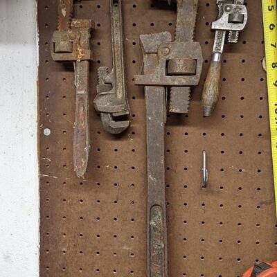 Set of Antique Pipe Wrenches