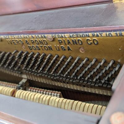 1800's Ives and Pond Upright Piano