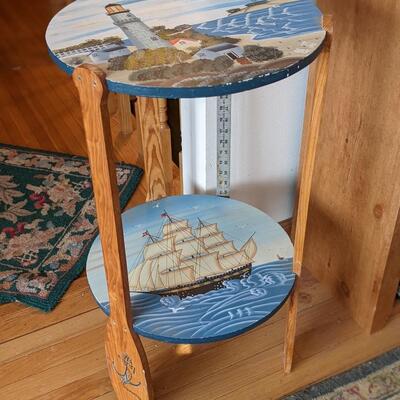 Hand Painted Accent Table