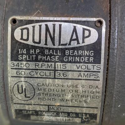 Dunlap 1/4 hp Grinder, works great