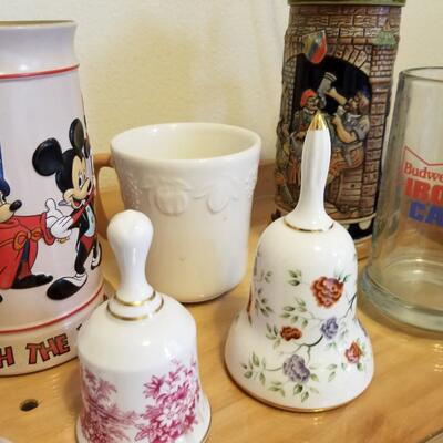 Beer steins and cups