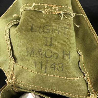 Original WWII British Engineer / Respirator Bag