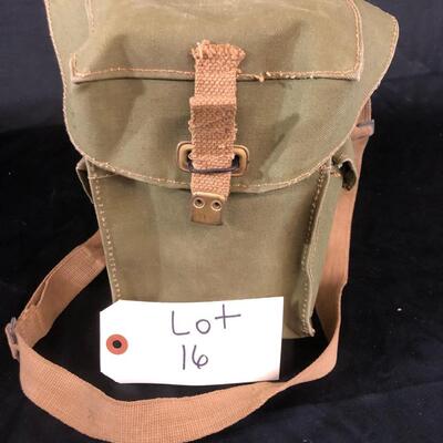 Original WWII British Engineer / Respirator Bag