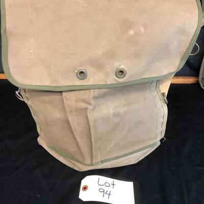 Vintage Military Haversack Backpack 