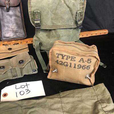Mixed Lot of US Issue Military Ammo Magazine Bags Holders Pouches 