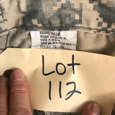 Lot of 3 Army ACU Trousers Pants Army Combat Digital Camo Med/Long