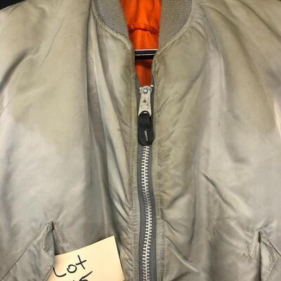 USAF Air Force Men's Flyer's Jacket Intermediate MA-1 Small 