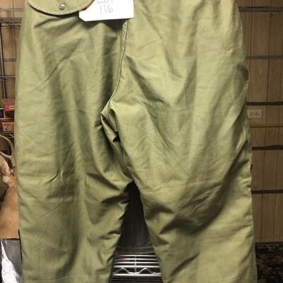Vietnam Era Cold Weather Trousers Med 31-34
