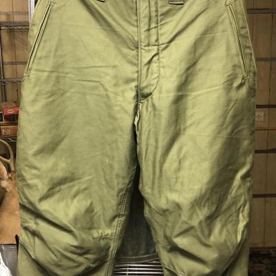Vietnam Era Cold Weather Trousers Med 31-34
