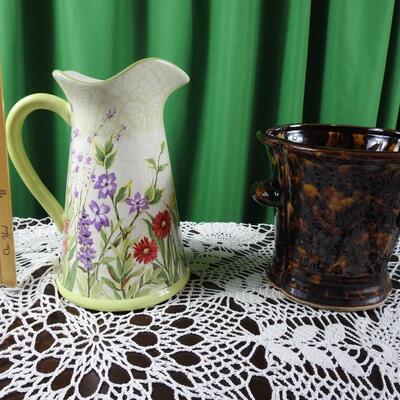 Pitcher & bucket