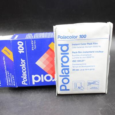 Lot of Unused Color and Black & White Polaroid Film