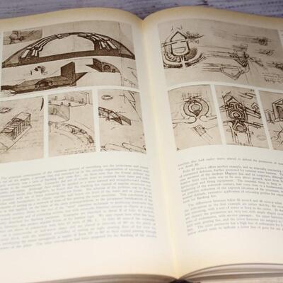 Pair of Large Coffee Table Art Books The Complete Works of Michelangelo & Leonardo Da Vinci