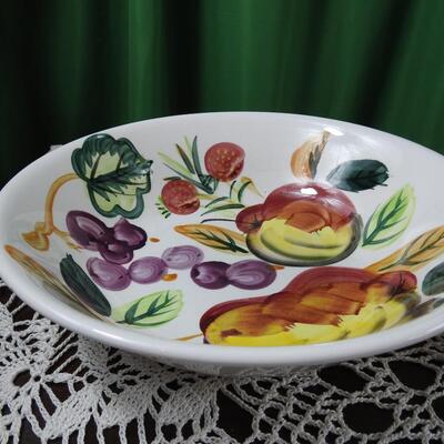 Beautiful fall pot and pasta bowl