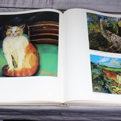 Retro The Alpine Fine Arts Collection Primitive Painting Large Coffee Table Art Book