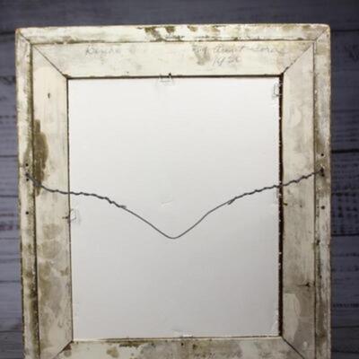 Vintage Gold Picture Frame with Photo of a Young Gentleman