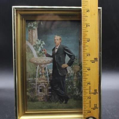 Antique Colorized Victorian Photograph of Well Dressed Man