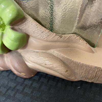 Vintage Mid Century Modern Chalkware Table Lamp Reglor of California 1950