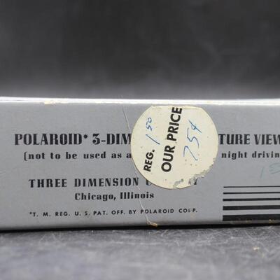 Vintage Polaroid 3 Dimensional Picture Viewer Glasses