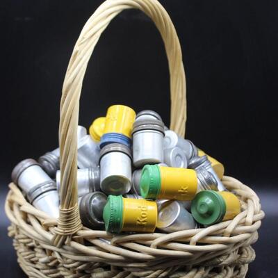 Vintage Lot of Kodak 35mm Metal Film Canisters